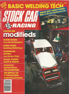 STOCK CAR RACING 1984 MAY - Budd Olsen, Dean Roper, Welding Basics, Tunnel Test